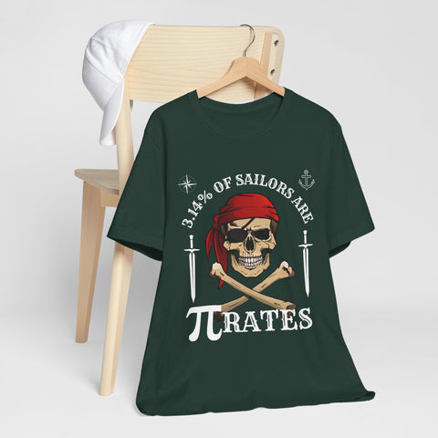 Pirate Humor Pi Day Unisex Tee