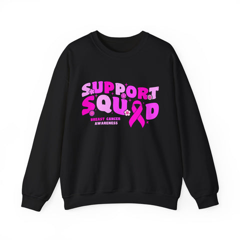 Support Squad Breast Cancer Sweatshirt Unisex