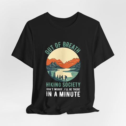 Out Of Breath Hiking Society Unisex Tee