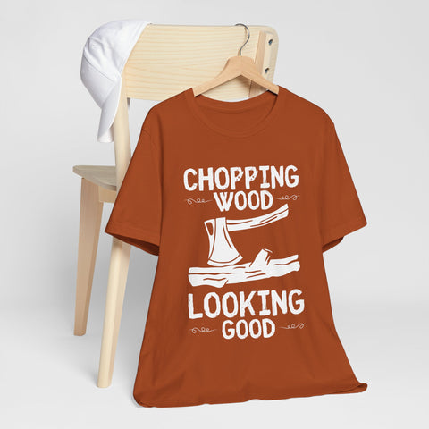 Chopping Wood Unisex Tee