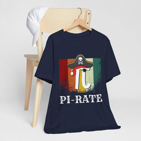 Retro Pi-rate Pi Day Unisex Tee