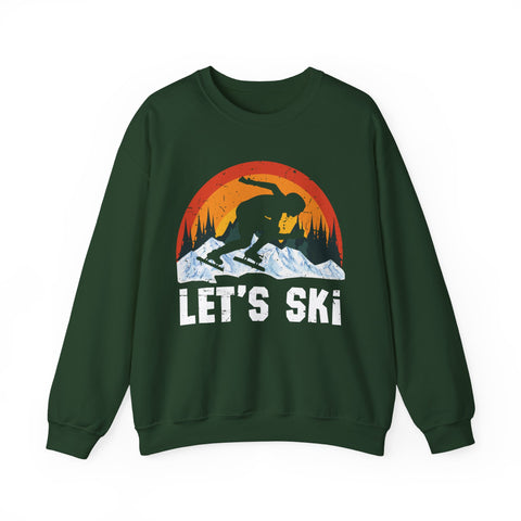Let's Ski Adventure Winter Sports Sweatshirt