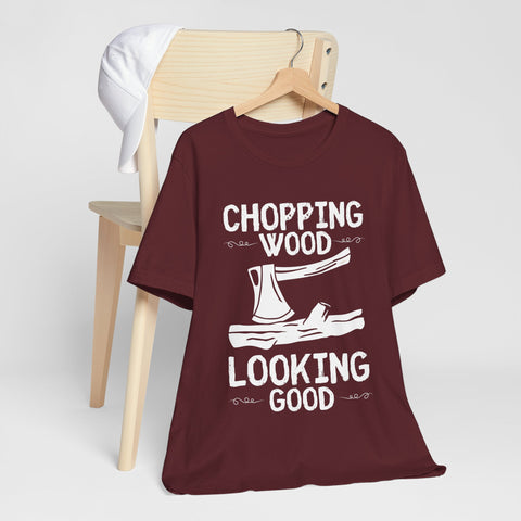 Chopping Wood Unisex Tee