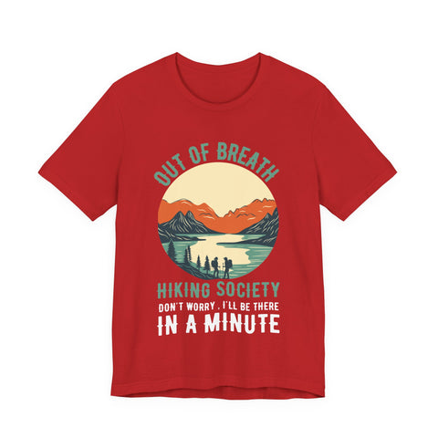 Out Of Breath Hiking Society Unisex Tee