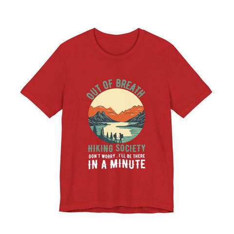 Out Of Breath Hiking Society Unisex Tee