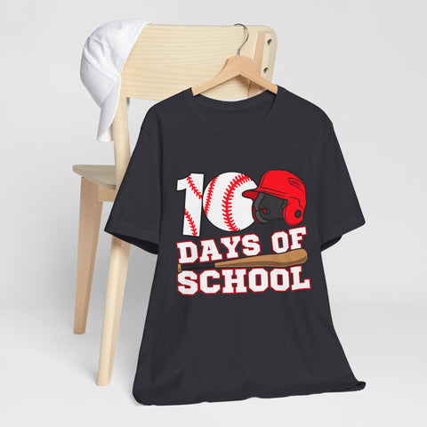 100 Days of School Baseball Unisex Tee