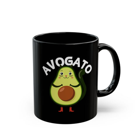 Avocado Lover Mug - Fun 'Avogato' Design (11oz & 15oz)