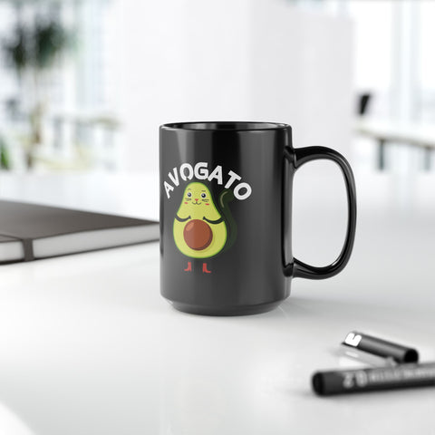 Avocado Lover Mug - Fun 'Avogato' Design (11oz & 15oz)