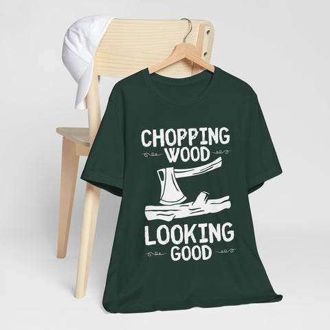 Chopping Wood Unisex Tee