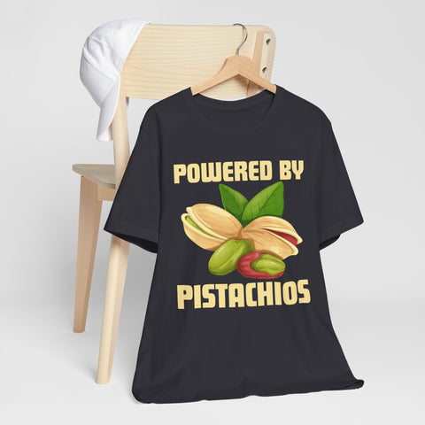Powered by Pistachios Unisex Tee for Nut Lovers