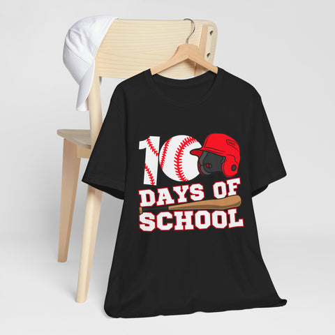 100 Days of School Baseball Unisex Tee