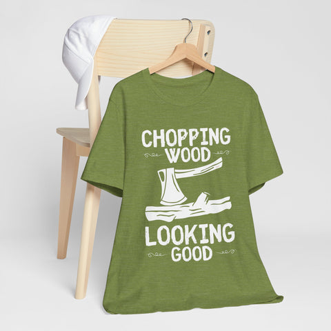 Chopping Wood Unisex Tee