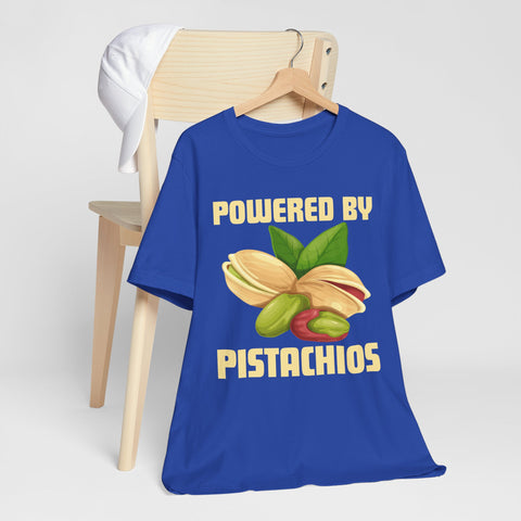 Powered by Pistachios Unisex Tee for Nut Lovers