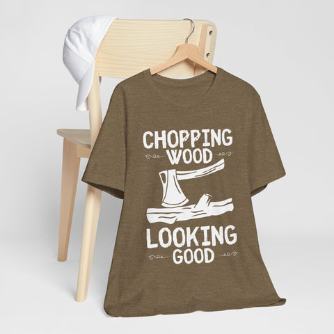 Chopping Wood Unisex Tee