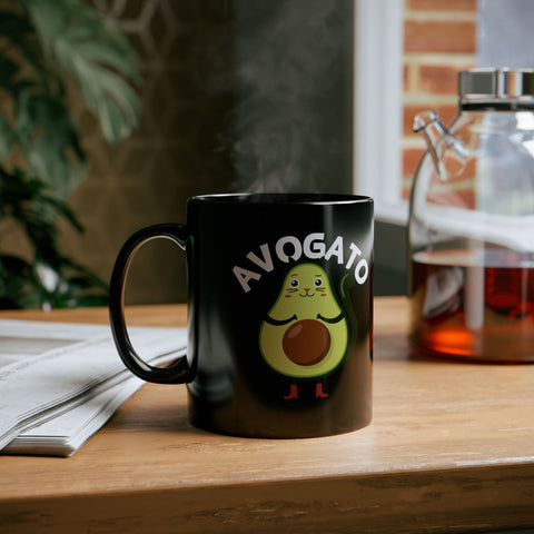 Avocado Lover Mug - Fun 'Avogato' Design (11oz & 15oz)