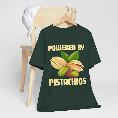 Powered by Pistachios Unisex Tee for Nut Lovers