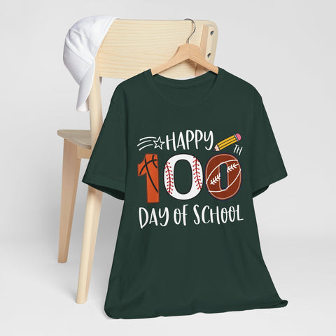 Happy 100th Day of School Unisex Tee