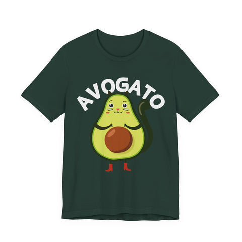 Funny Avogato for Cat And Avocado Lovers Unisex Tee