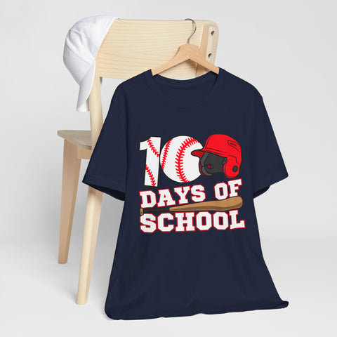 100 Days of School Baseball Unisex Tee