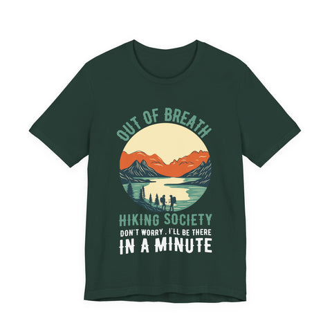 Out Of Breath Hiking Society Unisex Tee