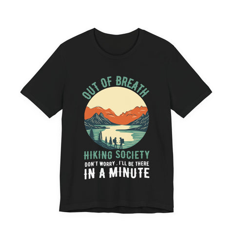 Out Of Breath Hiking Society Unisex Tee