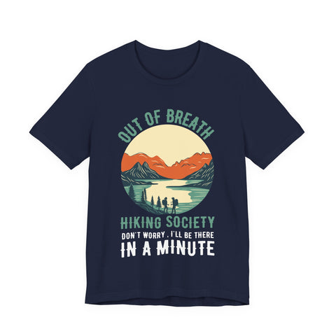 Out Of Breath Hiking Society Unisex Tee