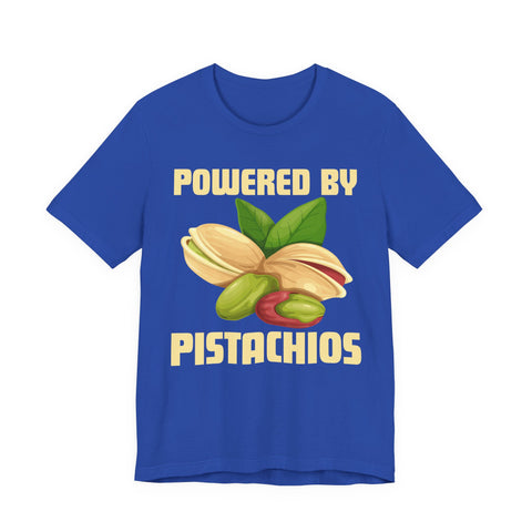 Powered by Pistachios Unisex Tee for Nut Lovers
