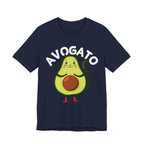 Funny Avogato for Cat And Avocado Lovers Unisex Tee