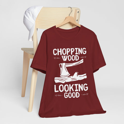 Chopping Wood Unisex Tee