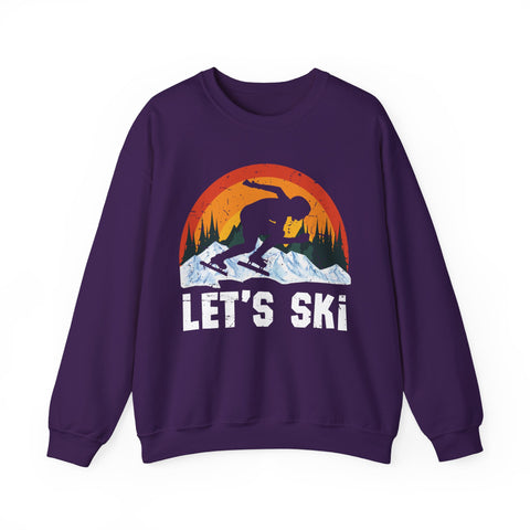 Let's Ski Adventure Winter Sports Sweatshirt