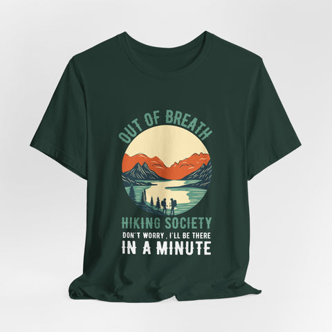 Out Of Breath Hiking Society Unisex Tee