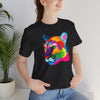 Colorful Tiger Graphic Tee | Unisex Jersey Tee, Casual Wear, Animal Lover Gift, Eco-Friendly Tee, Nature Enthusiast Shirt