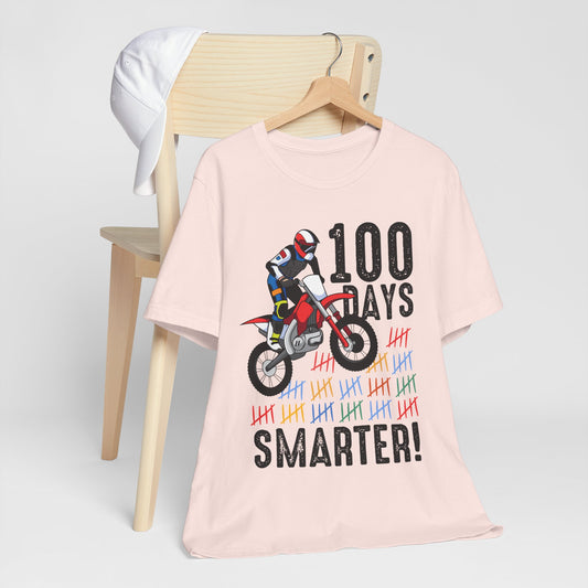 100 Days Smarter Motocross Milestone Unisex Tee