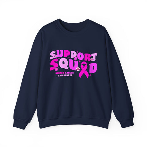 Support Squad Breast Cancer Sweatshirt Unisex