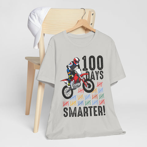 100 Days Smarter Motocross Milestone Unisex Tee