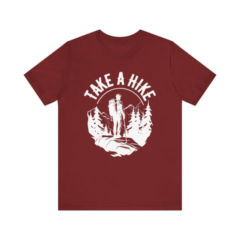 Take a Hike Hiking Outdoor Unisex Tee