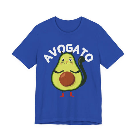 Funny Avogato for Cat And Avocado Lovers Unisex Tee