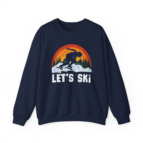 Let's Ski Adventure Winter Sports Sweatshirt