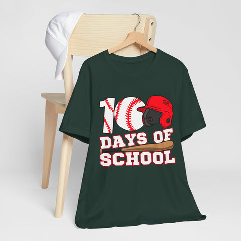 100 Days of School Baseball Unisex Tee