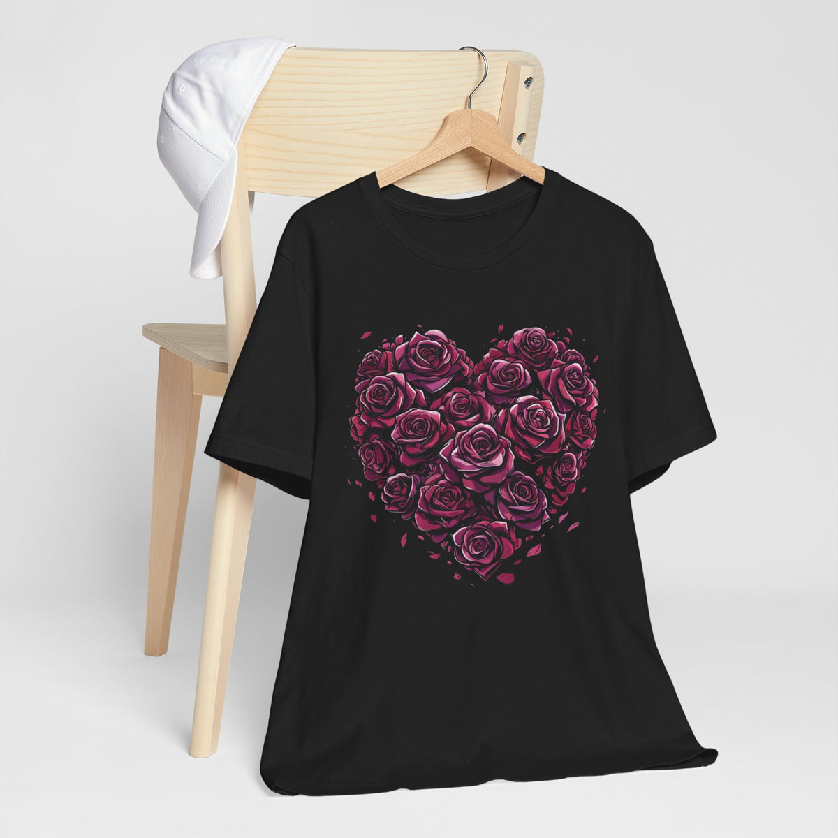 Heart of Roses Romantic Unisex Tee