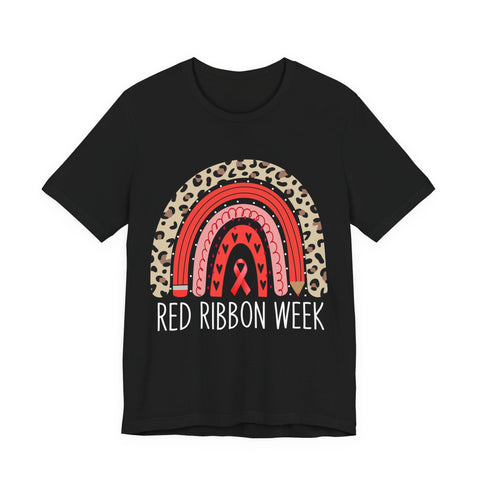 Red Ribbon Week Unisex Tee, Awareness Shirt