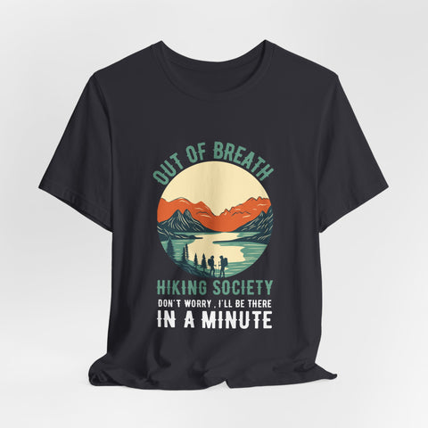 Out Of Breath Hiking Society Unisex Tee