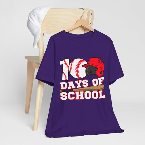 100 Days of School Baseball Unisex Tee