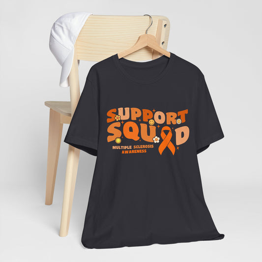 Support Squad Multiple Sclerosis Awareness Unisex Tee