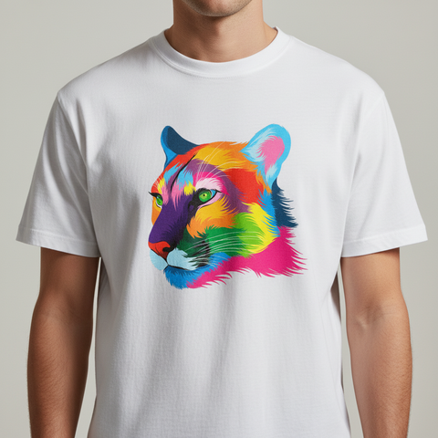 Colorful Tiger Graphic Tee | Unisex Jersey Tee