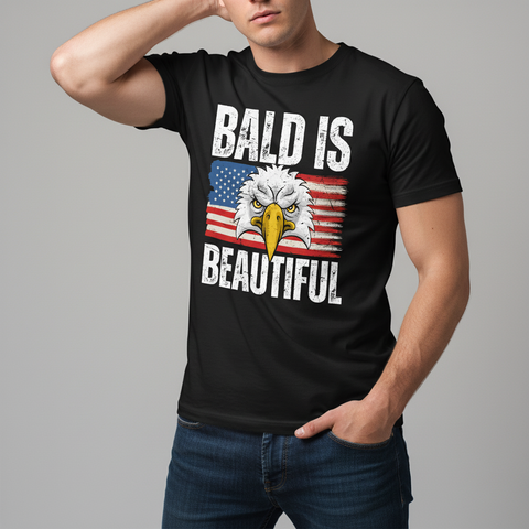 Bald Is Beautiful Eagle Unisex Tee