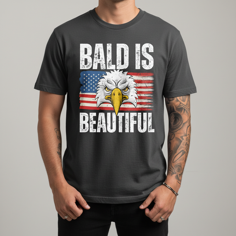Bald Is Beautiful Eagle Unisex Tee