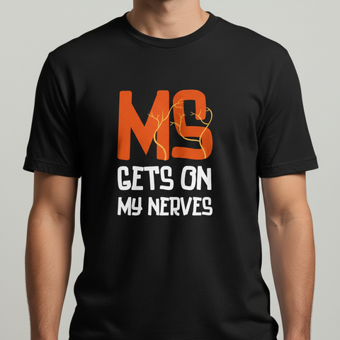 MS Gets On My Nerves Multiple Sclerosis Awareness Unisex Tee