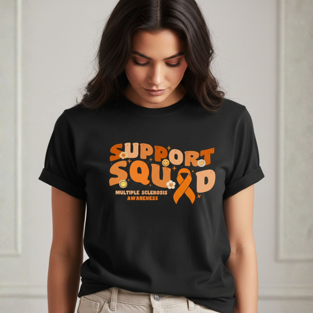 Support Squad Multiple Sclerosis Awareness Unisex Tee