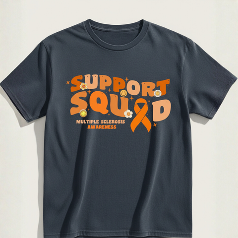 Support Squad Multiple Sclerosis Awareness Unisex Tee